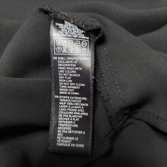 Forever 21 Women's Black Sheer Studded Tank Top - Picture 8 of 9